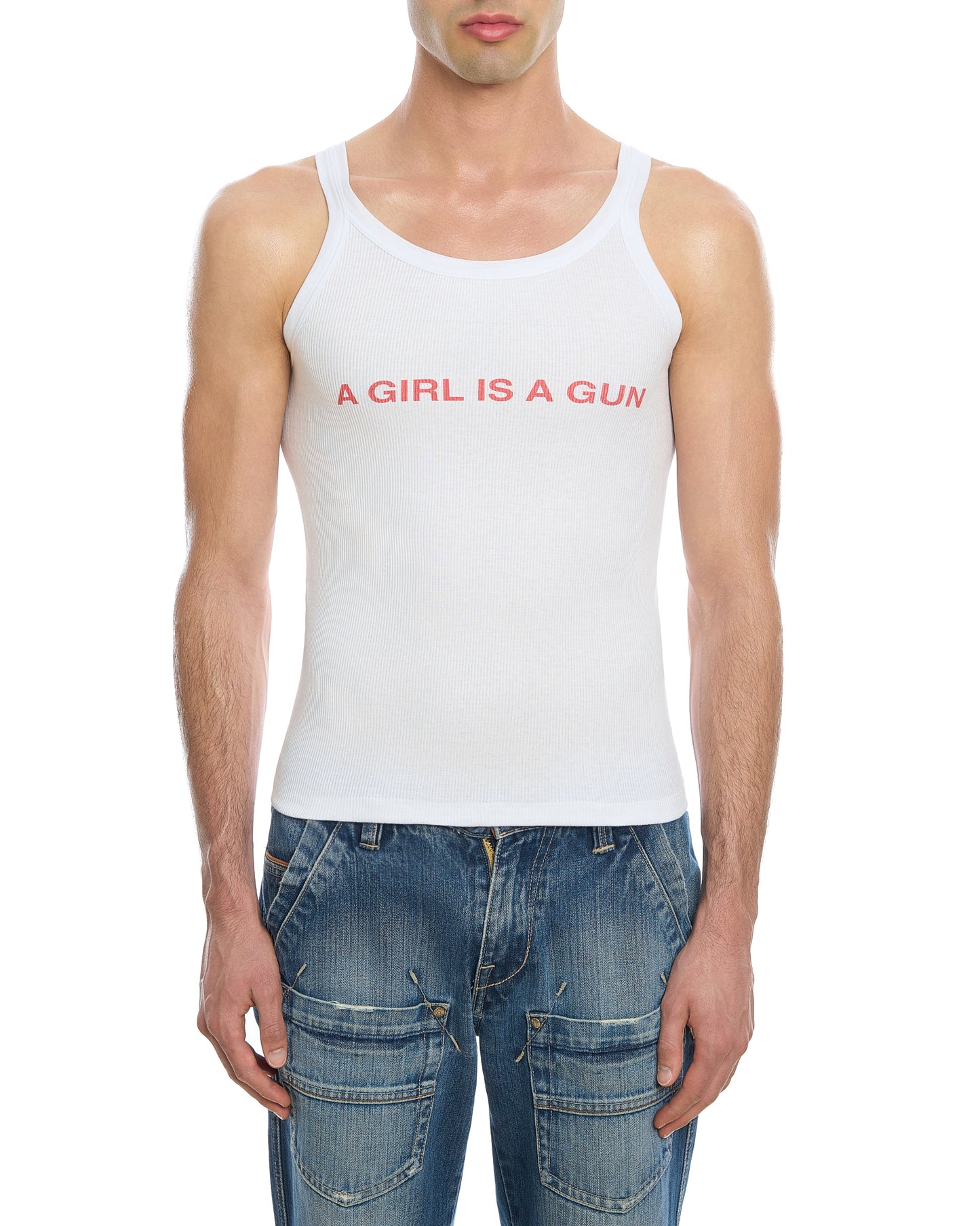 A GIRL IS A GUN TANK TOP
