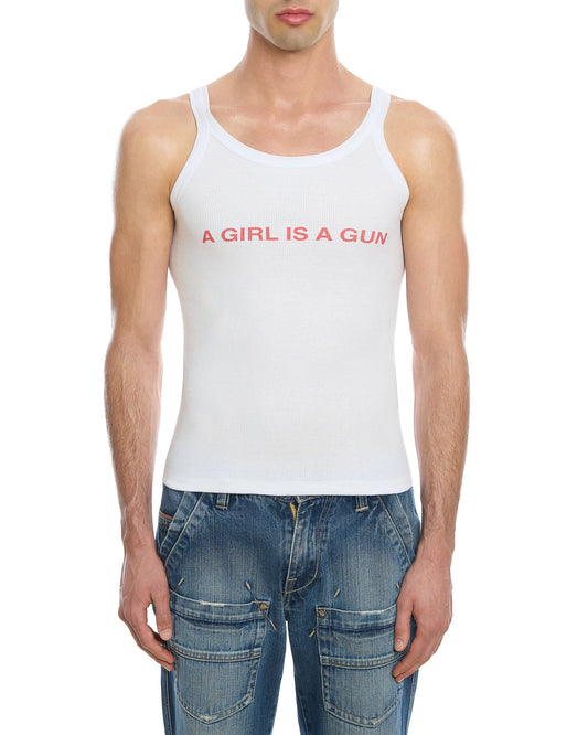 A GIRL IS A GUN TANK TOP